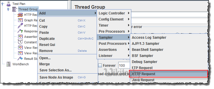  http request process in performance testing